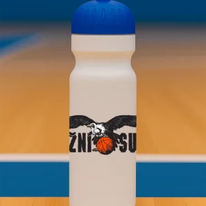 Sportovní lahev bílo-modrá